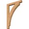 Ekena Millwork Thorton Block Smooth Bracket, Western Red Cedar, 3 1/2"W x 32"D x 44"H BKT04X32X44THR05SWR - alternate 1